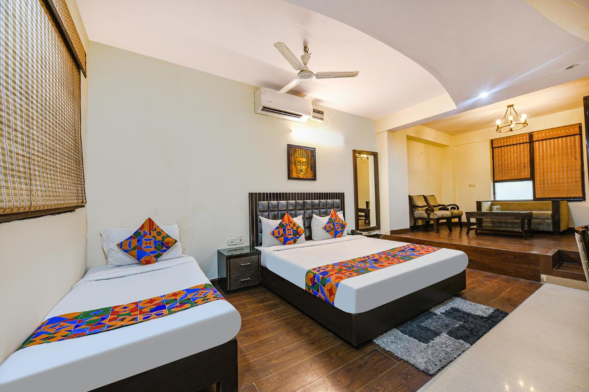 ניו דלהי Fabhotel Swiss International Patel Nagar מראה חיצוני תמונה